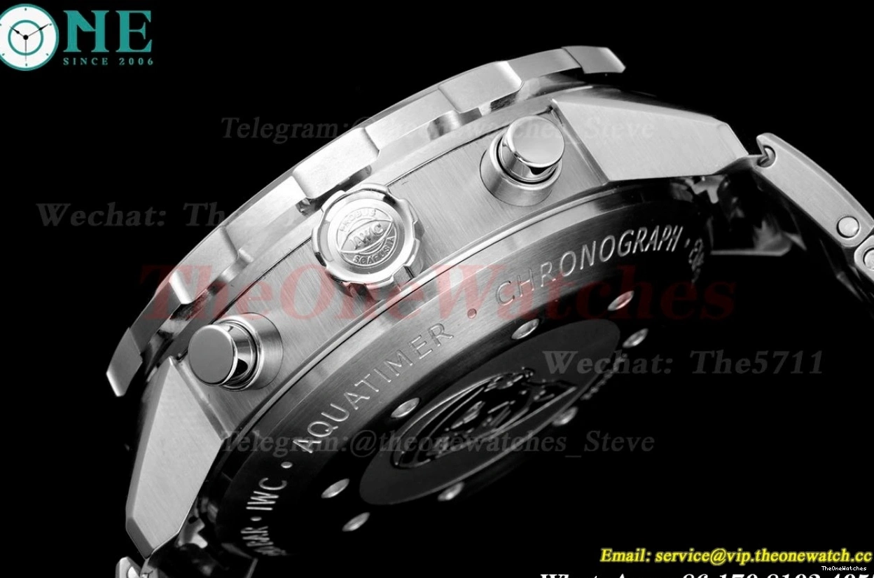 V6SF Chronograph 45mm SS Blue Dial A7750 Aquatimer SS 0410